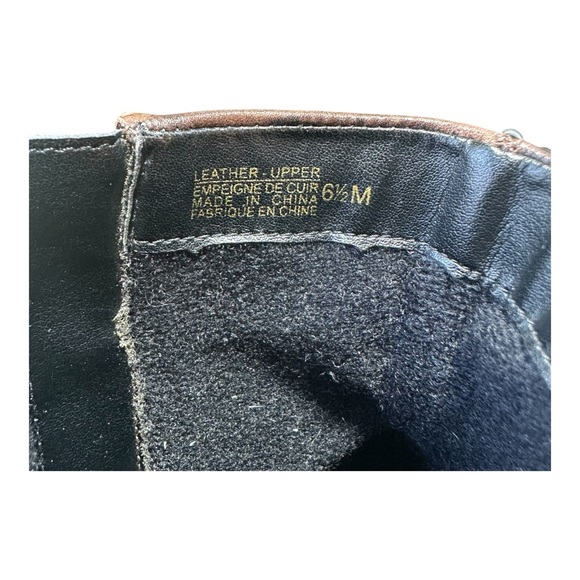 Infinity Leather Patchwork Ankle Boots Women’s Size 6.5 - Picture 9 of 13